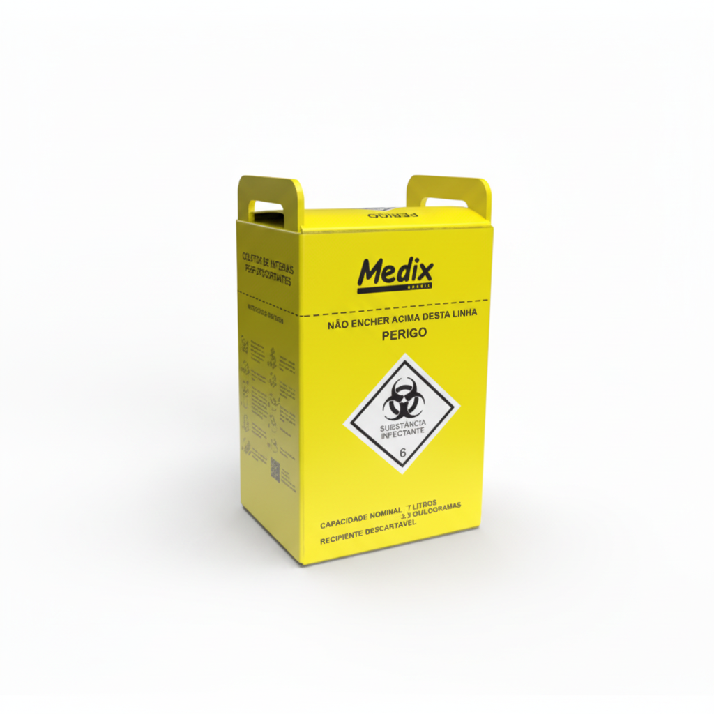 Coletor Perfuro-Cortante 7L Medix