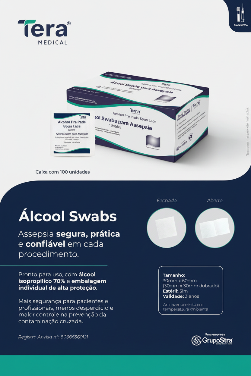 Álcool Swab - Referência Original